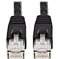 Eaton Tripp Lite Series Cat6a 10G Snagless UTP Ethernet Cable (RJ45 M/M), Black, 25 ft. (7.62 m) - Patch cable (DTE) - N261025BK 1 thumbnail image