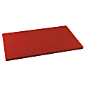 Winco Polyethylene Cutting Board, 1/2"H x 12"W x 18"D, Red