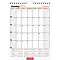 2024 Office Depot® Brand Monthly Wall Calendar, 8" x 11", White, January to December 2024 , OD301328