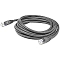 AddOn 15ft RJ-45 (Male) to RJ-45 (Male) Gray Cat6A UTP PVC Copper Patch Cable - 100% compatible and guaranteed to work