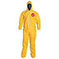 DuPont™ Tychem 2000 Tyvek® Coveralls With Attached Hood And Socks, Medium, Yellow, Pack Of 12