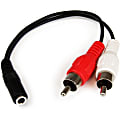 StarTech.com Stereo Audio Cable, 6"