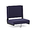 Flash Furniture Grandstand Comfort Seat, Navy/Black