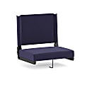 Flash Furniture Grandstand Comfort Seat, Navy/Black 1 thumbnail image