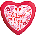 Amscan Love Foil Balloon, 18", Love Daisies & Swirls 1 thumbnail image