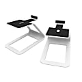 Kanto Desktop Speaker Stands SE4 - 9 lb Load Capacity - 5.60" Height - Desktop - Silicone, Steel - White