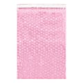 Office Depot® Brand Anti-Static Bubble Pouches, 15-1/2"H x 10"W, Pink, Case Of 250 Pouches
