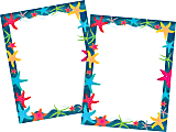Barker Creek Designer Computer Paper, 8-1/2” x 11”, Kai Ola Starfish, 50 Sheets Per Pack, Set Of 2 Packs 1 thumbnail image