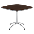 Iceberg CafeWorks Cafe Table, Square, 30"H x 36"W, Walnut 1 thumbnail image