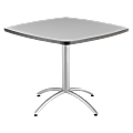 Iceberg CafeWorks Cafe Table, Square, 30"H x 36"W, Gray