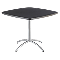 Iceberg CafeWorks Cafe Table, Square, 30"H x 36"W, Graphite