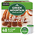 Green Mountain Coffee® Caramel Vanilla Cream Coffee K-Cup® Pods, Light Roast, Box Of 48 Pods