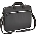 Toshiba Carrying Case for 14" Notebook - Black, Silver - Scratch Resistant Interior - 600D Polyester - Handle, Shoulder Strap - 10" Height x 14.2" Width x 2" Depth