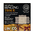 Lineco Self-Adhesive Hinging Tissues, 1" x 35', Pack Of 2