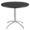 Iceberg CafeWorks Cafe Table, Round, 30" x 36"W, Graphite