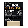 Lineco Self-Stick Mounting Strips, 4", 60 Strips Per Pack, Case Of 2 Packs 1 thumbnail image
