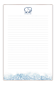 Cambridge® Ivory Ella Note Pad, 5-1/2" x 8-1/2", Wide Ruled, 75 Sheets 1 thumbnail image