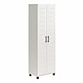 Ameriwood Home Systembuild Evolution Loxley 24"W 2-Door Shiplap Cabinet, White