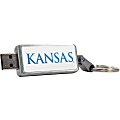 Centon 16GB Keychain V2 USB 2.0 University of Kansas - 16 GB - USB 2.0 - 1 Year Warranty