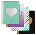 Divoga® Composition Notebook, Hearts Collection, Wide Ruled, 160 Pages (80 Sheets), Assorted Colors