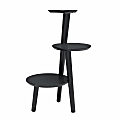 Novogratz Brittany Plant Stand, 25-5/8”H x 17-7/16”W x 13-1/2”D, Black