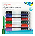 Office Depot® Brand Round Liquid Dry-Erase Markers, Chisel Tip, Clear Barrel, Assorted Ink Colors, Pack Of 6 1 thumbnail image