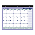 2026 Brownline Monthly Desk Pad Calendar, 11" x 8-1/2", Blue/White, January To December, C181721 1 thumbnail image