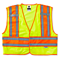 Ergodyne GloWear Safety Vest, Public, Type-P Class 2, XX-Large/3X, Lime, 8245PSV 1 thumbnail image