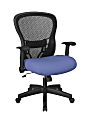 Office Star™ Space Seating 529 Series Deluxe Ergonomic Mesh Mid-Back Chair, Sky