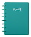 2023-2024 TUL® Discbound Weekly/Monthly Student Planner, Junior Size, Teal, July 2023 To June 2024, ODUS2234-0 1 thumbnail image