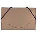 JAM Paper® Business Card Case With Elastic Closure, Copper Metallic
