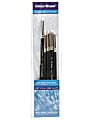 Colour Shaper Painting And Pastel Blending Tools, No. 0, Assorted Soft, Black, Set Of 5