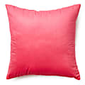 Dormify Millie Velvet Square Pillow, Hot Pink