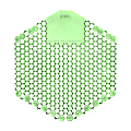 Fresh Products Wave 3-D Urinal Screens, 7", Herbal Mint Scent, Light Green, Pack Of 60 Urinal Screens 1 thumbnail image