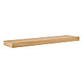 Eurostyle Barney Floating Shelf, 2”H x 36”W x 10”D, Oak
