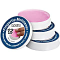 Nadex Coins Fingertip Moistener, 12 Pack - White - Non-slip, Non-toxic, Greaseless, Odorless - 12 Pack