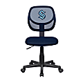Imperial NHL Mesh Mid-Back Armless Task Chair, Seattle Kraken 1 thumbnail image
