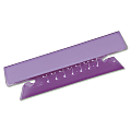 Oxford® Soft Flexible Color Tabs, 3 1/2", 1/3 Cut, Violet, Pack Of 25