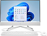 HP 24-df1023w Refurbished All-In-One Desktop PC, 23.8" Screen, Intel® Core™ i3, 4GB Memory, 256GB Solid State Drive, Windows® 11 Home