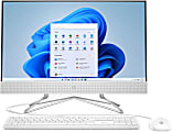 HP 24-df1023w Refurbished All-In-One Desktop PC, 23.8" Screen, Intel® Core™ i3, 4GB Memory, 256GB Solid State Drive, Windows® 11 Home 1 thumbnail image