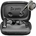 Poly Voyager Free 60 UC Earset - Microsoft Teams Certification - Google Assistant, Siri - Stereo - True Wireless - Bluetooth - 98.4 ft - 20 Hz - 20 kHz - Earbud - Binaural - In-ear - Carbon Black