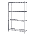Quantum Proform Wire Shelving, 4-Tier, Silver 1 thumbnail image
