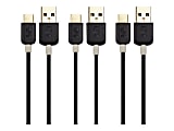 Cable Matters - USB cable - 24 pin USB-C (M) to 4 pin mini-USB Type A (M) - USB 2.0 - 3.3 ft - slim - black 1 thumbnail image