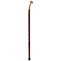 Brazos Walking Sticks™ Twisted Cocobolo Walking Cane With Brass Hame Top, 40"