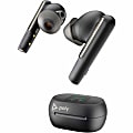 Poly Voyager Free 60+ UC Earset - Siri, Google Assistant - Stereo - True Wireless - Bluetooth - 98.4 ft - 20 Hz - 20 kHz - Earbud - Binaural - In-ear - Carbon Black