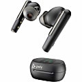 Poly Voyager Free 60+ UC Earset - Microsoft Teams Certification - Google Assistant, Siri - Stereo - True Wireless - Bluetooth - 98.4 ft - 20 Hz - 20 kHz - Earbud - Binaural - In-ear - Carbon Black