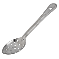 Hoffman Browne Stainless Steel Serving Spoons, Perforated, 11", Silver, Set Of 120 Spoons