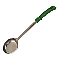 Winco Solid Portion Spoon, 4 Oz, Green