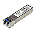 StarTech.com 10GBASE-ZR MSA Compliant SFP+ Module - LC Connector - Fiber SFP+ Transceiver - Lifetime Warranty - 10 Gbps - Max. Transfer Distance 80 km (49.7 mi) - 10GBASE-ZR fiber transceiver adds reliable 10Gb over fiber - StarTech.com lifetime warranty