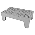 Cambro Plastic Dunnage Rack, 12"H x 30"W x 21"D, Gray